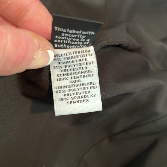 Stunning Diane von Furstenberg Leather Sleeve Jacket Sz 8 NWOT - Picture 11 of 11